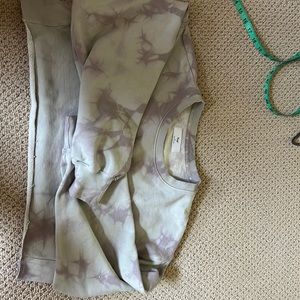 TNA cropped, tie dyed sweatshirt